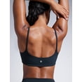 thumbnail image 4 of Sujetador deportivo CRZ YOGA Butterbreeze con cuello redondo para mujer, azul marino, XL, 4 of 5