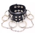 thumbnail image 4 of Bracelet Punk Large Réglable Goth Bracelet en Simili Cuir pour Hommes Femmes, 4 of 10