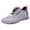 Gray, variant on EKVAHL Women's Orthopedic Athletic Sneakers, Quick Lace Mesh Sport Shoes, Arch Support Outdoor Hiking Casual Trainers Black