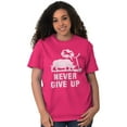 thumbnail image 4 of Never Give Up Rhino to Unicorn Gym Men's Graphic T Shirt Tees Brisco Brands S, 4 of 6