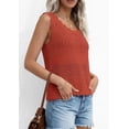 thumbnail image 4 of PRETTYGARDEN Womens Crochet Tank Tops Summer Spring Boho Sleeveless Cute Knit Sweater Vest Trendy Beach Vacation Clothes, 4 of 11