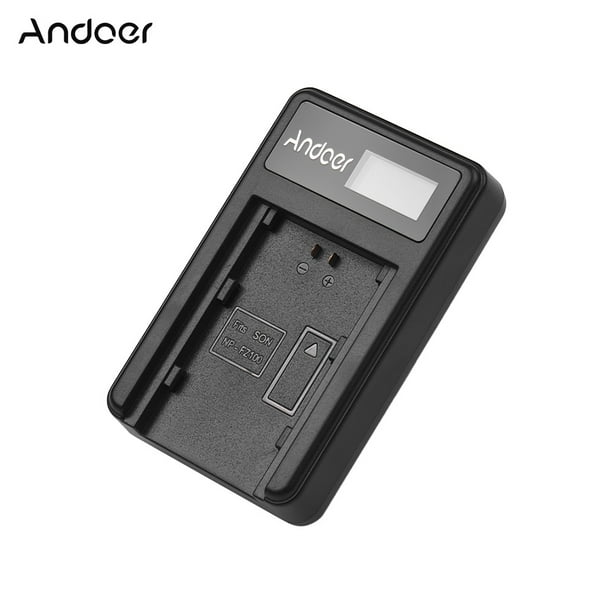 Andoer Batterie Appareil Photo USB pour Sony NP-FZ100 Batterie A7III A7RIII A7SIII A9 Appareil Photo