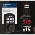 thumbnail image 2 of Weiser Aura Matte Black Bluetooth Door Lock, Remote Sharing Compatible with Alexa and Google Assistant, Auto Lock, Create, Disable and Delete Codes Via App, Scheduled and Maintain up to 250 Codes, 2 of 4
