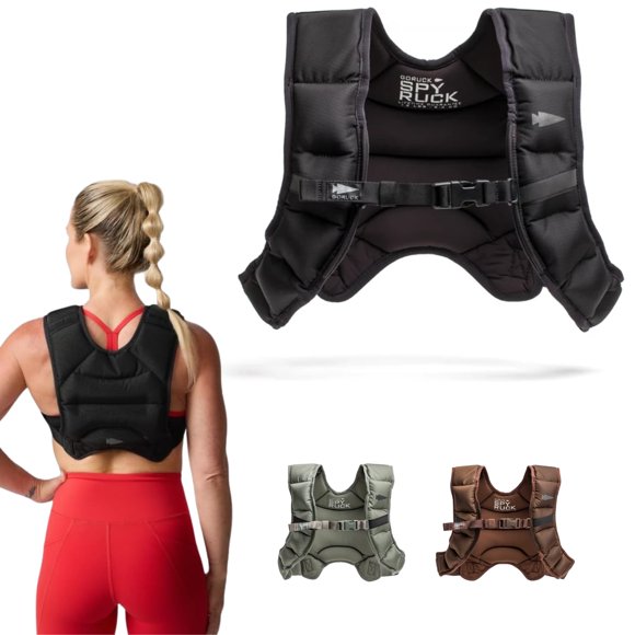 Chaleco con peso GORUCK Spy Ruck 16 lb, ajuste regulable, negro