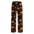 thumbnail image 5 of Gaexia Halloween Pajamas Men Pajama Pants Family Pjs Pumpkin Bat Plus Size Matching For Couples Adult Unisex, 5 of 7