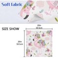 thumbnail image 2 of Coolnut Set of 4 Pink Flamingo Napkins Cloth Napkins 20"x20", Washable Polyester Dinner Napkins for Parties, Wedding, Restaurant, 2 of 6