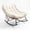 Beige-Single Person, variant on Oversized Outdoor Rocking Chair with Thick Cushion, Wicker Papasan Rocking Chair for Patio Garden, Heavy Duty Metal Frame 450 lbs Capacity, Reading Lounge Chair for Indoor Outdoor