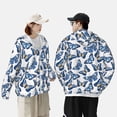 thumbnail image 4 of Lsque Beautiful Butterflies UPF 50+ Lightweight Sun Protection Men's Women's Long Sleeve Shirt, Hoodie Performance -X-Large, 4 of 9