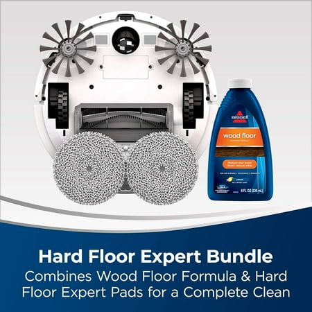 Bissell SpinWave 3115 Hard Floor Expert Pet Robot, 2-in-1 Mop / Vacuum