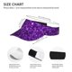 thumbnail image 3 of Balery Purple Glitter Gorra deportiva con visera ajustable para mujer y hombre (talla única), 3 of 7