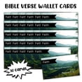 thumbnail image 2 of Faith Matthew 17:20 Wallet Cards 30pk 2x3.5 Can Move Mountains Scripture for Believers Church Members Pocket Encouragement Handouts Bible Verse, 2 of 5