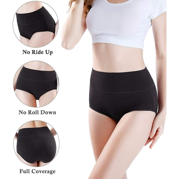Women's Seamless Ultra Soft High Waist Bamboo Modal Underwear Panties  Multipack Pack of 3