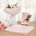 thumbnail image 5 of 20 Sheets Korean Cotton Wrapping Flower Paper 22x22 inch Colorful Gift Wrapping Paper Non-Woven Floral Wrapping Paper Waterproof for Paper Florist Supplies - Pink, 5 of 6