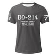 thumbnail image 4 of Men 214 Veterans Printed Round Neck Short Sleeve T Shirt Casual Trend Veterans Retired Short Sleeve T Shirt Top Night Shirts for Men Sleepwear T Shirts Men Pack Big And Tall T Shirts Transfer Paper, 4 of 4