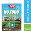 Enoz No Zone Animal Repellent Stations, Odor Repellant Pre-Filled Stations, 6 Ct