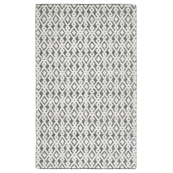 SAFAVIEH Vermont Simone Geometric Area Rug, 4' x 6', Ivory/Black