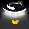 thumbnail image 3 of Linterna frontal LED recargable por USB, 3 modos Linterna frontal impermeable Cómoda luz frontal para , caminar, acampar, leer, ir de excursión 5000 mAh DYNWAVEMX Faro al aire libre, 3 of 8