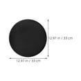thumbnail image 2 of GAXIRE Black Round Stool Cushion Cover, Machine Washable Fabric Seat Protector for Chairs and Stools, 2 of 8