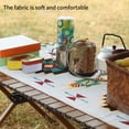 thumbnail image 4 of Guanhe Outdoor Camping Tablecloth Rectangular Cotton And Linen Retro Picnic Tablecloth Table Mat High-end Fabric Art, 4 of 8