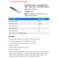 thumbnail image 2 of Radio Wire Harness - Compatible with 2007 - 2010, 2013 - 2016 Nissan Altima 2008 2009 2014 2015, 2 of 2