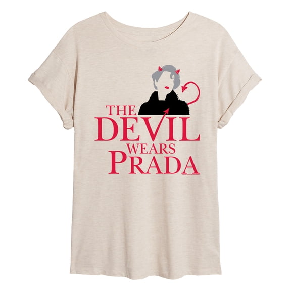 The Devil Wears Prada - Logo - Women's Oversized Graphic T-shirt