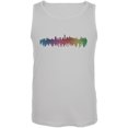thumbnail image 1 of City Levels White Adult Tank Top, 1 of 1