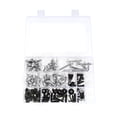 thumbnail image 1 of Tornillos de parabrisas Unique Bargains, compatibles con la mayoría de las motocicletas, reemplazo para Yamaha, Kawasaki, BMW, Suzuki, Honda Dirt Bike, aluminio, goma, tono plateado, 1 of 6