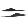 thumbnail image 2 of Headlight Eyebrow, Delicate Appearance Headlamp Eyebrow Anti-Backlash Abrasion Resistance  For   Mk4 2007-2013, 2 of 8