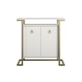 thumbnail image 2 of CosmoLiving by Cosmopolitan Camila Bar Cabinet, White, 2 of 7
