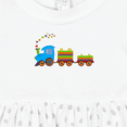 thumbnail image 4 of Inktastic Colorful Toy Train Girls Baby Dress, 4 of 5