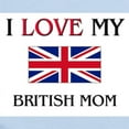 thumbnail image 2 of CafePress - I Love My British Mom Infant Bodysuit - Baby Light Bodysuit, Size Newborn - 24 Months, 2 of 4