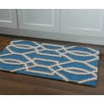 thumbnail image 2 of Linon Trio Sariay Hand Tufted Polyester 1'10"x2'10" Rug in Blue, 2 of 4
