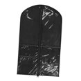 thumbnail image 2 of Funda protectora transparente de PVC para uniformes de baile y vestidos de animadoras, con 3 bolsillos con cremallera. Negro, 2 of 8