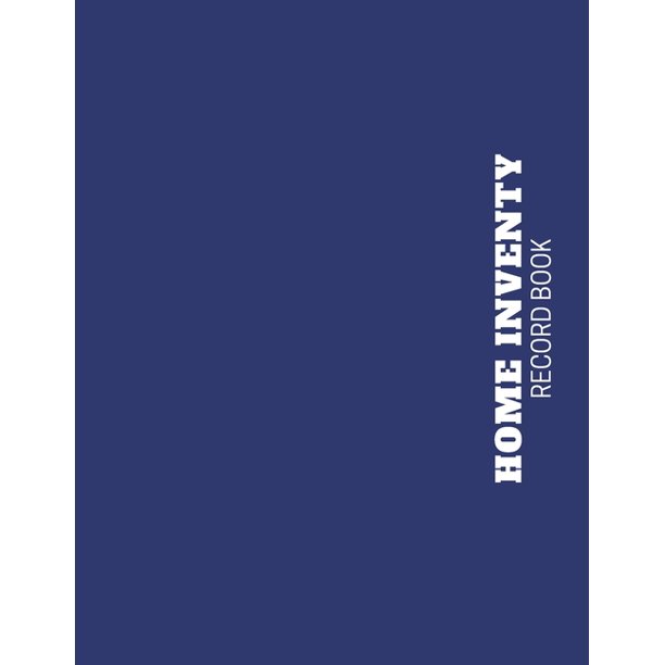 home inventory record book Record Household Property, List Items & Contents for Insurance