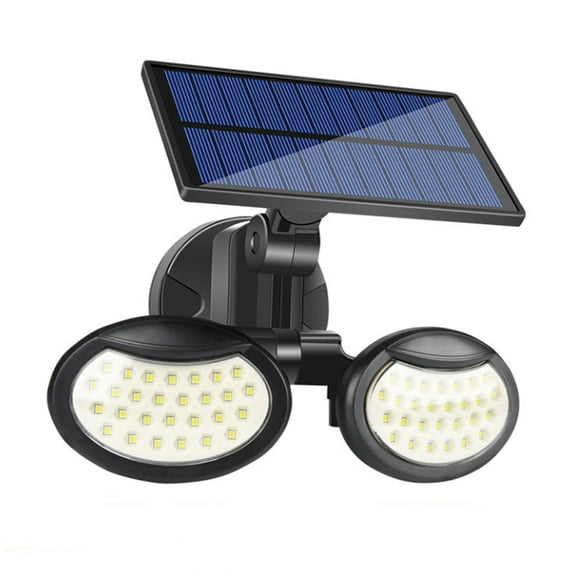 Aolyty Solar Lights Motion Sensor Lights 56 LEDs Flood Light Waterproof 6500K Solar Wall Light for Garde Yard