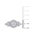 thumbnail image 2 of Everly Women's Diamond 10K White Gold Engagement Ring, 2 of 7