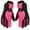 Hot Pink, variant on TAIAOJING Kids Winter Gloves for Boys Girls Gloves Outdoor Boys Girls Snow Skating Snowboarding Windproof Warm Durable Print Ski Gloves