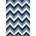 thumbnail image 2 of SAFAVIEH Dhurries Wenona Geometric Area Rug, Navy/Light Blue, 8' x 10', 2 of 2
