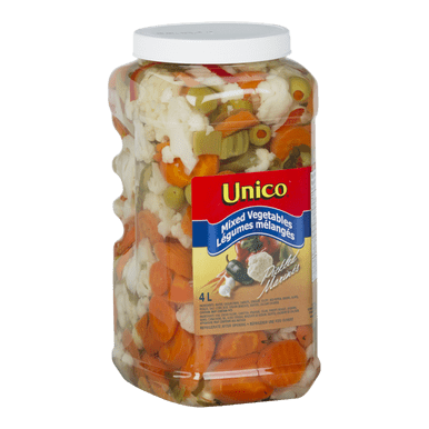 UNICO Mixed Vegetables Pickled, Club Pack 4Litre (2 Pack)