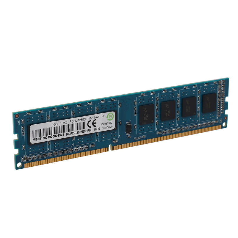 klodset tyk korroderer DDR3 4GB Desktop Memory 1RX8 PC3L-12800U 1600Mhz 240Pins 1.35V CL11 DIMM Ram  for AMD Motherboard - Walmart.com