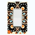 thumbnail image 1 of Metal Light Switch Plate Cover Colorful Flower Mandala Tile Pattern MDL019, 1 of 13