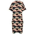 thumbnail image 4 of Vestido holgado con bolsillos para mujer prenda con ilustración de cóctel Espresso Martini ropa de verano, 4 of 6