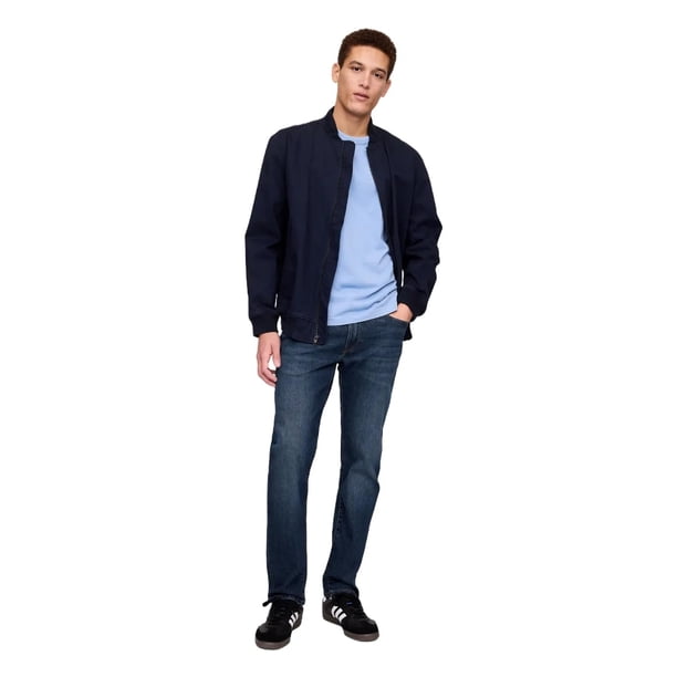 Jeans de Mezclilla para Hombre GAP Corte Recto Lavado Oscuro V2 38X34