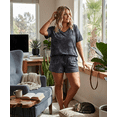 thumbnail image 6 of CASSIE LIZ Plus Size Outfits for Women 4X Summer Shorts Set Fashion Tie Dye Outfits Shorts Sleeve Tops and Shorts Set Sweatsuits with Pockets 4XL 24W 26W, 6 of 9
