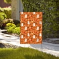 thumbnail image 2 of ZNDUO Cute Ghost Spiders Pumpkins Orange Pattern Halloween Garden Flag, Small Yard Lawn Flag for Outdoor House Decor Holiday Home Decorations, 12.5"x18", 2 of 8