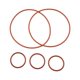 thumbnail image 2 of KDJ Silicone O Ring Rubber Belt for Neato Botvac 65 70 75e 75 80 85 D75 D80 D85 Vacuum Cleaner Lidar and Side Brush Replacement Parts (5 Pack), 2 of 10
