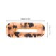 thumbnail image 3 of 2 pinzas para el cabello con ácido acético, estilo leopardo, cuadradas, para mujeres y niñas (1 par, marrón y negro)., 3 of 7