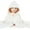 White, variant on HUANBAI Baby Hooded Bath Towel Bathrobe Baby Soft Coral Towel For Boy Girl Shower 31.5 X 31.5 Inches One Size