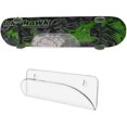 thumbnail image 1 of Jinsinto Skateboard Wall Mount, Longboard Invisible Clear Hanger Display Rack Shelf, for Fits Skateboard, Longboard，etc, 1 of 5