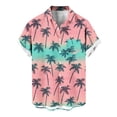 thumbnail image 4 of Axiiglly Hawaiian Shirts for Men Button Down Tropical Floral Short Sleeve Relaxed Fit Summer Vacation Shirts with Pockets, S-5XL, 4 of 7